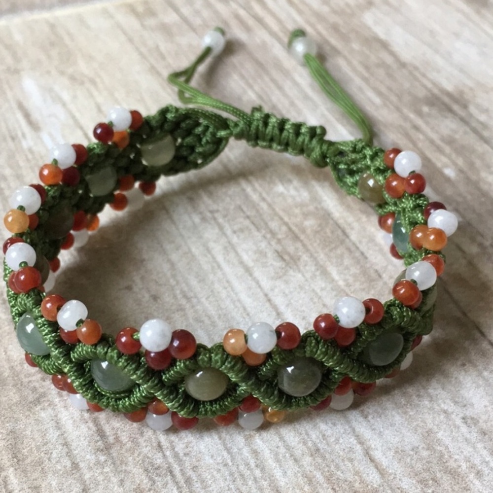 Lotus Asian Inspired Bracelet- adjustable
